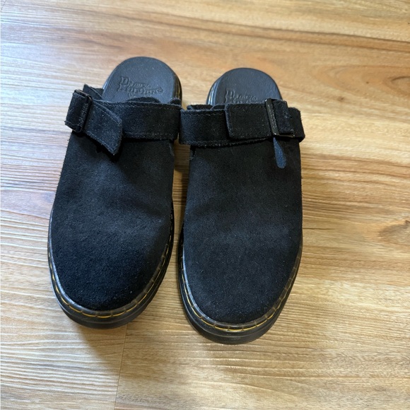 Dr. Martens Carlson Slingback Black Mules - Picture 2 of 7